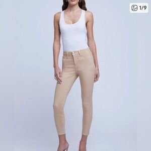 L'AGENCE Cappuccino Coated Skinny Jeans Size 24